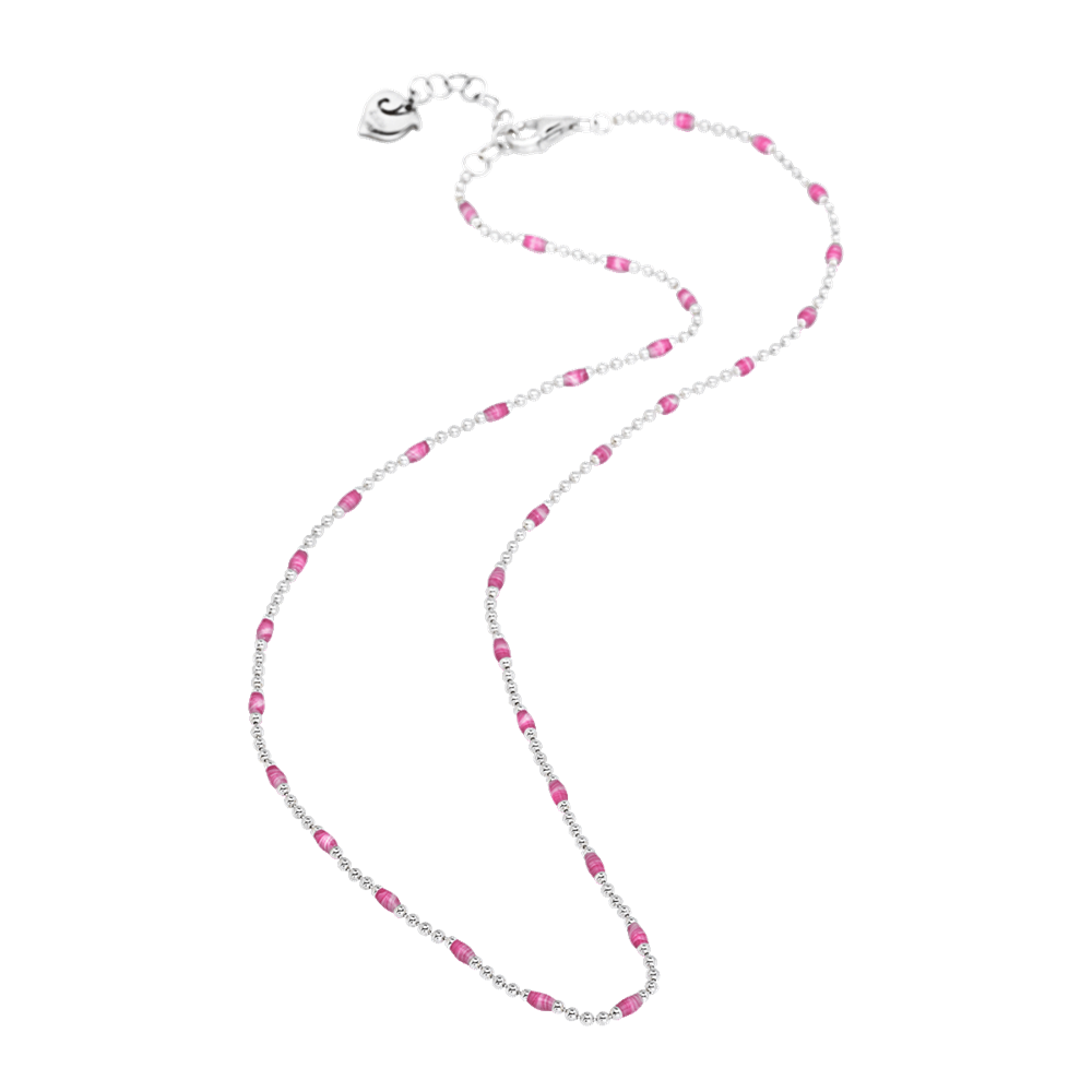 Chantecler Collana Donna Smalto Sfumato Rosa | Argento 925 | 38-42cm
