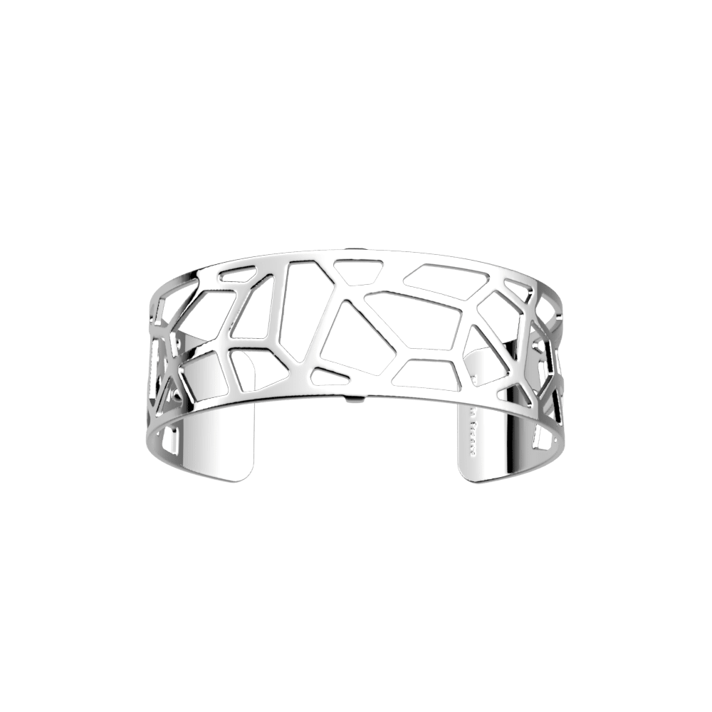 Les Georgettes Bracciale Donna Girafe 25 mm | Argento | Apertura Regolabile