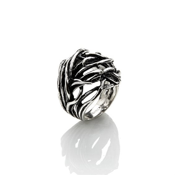 Giovanni Raspini Anello Donna Garden Grande | Argento 925 | Fatto a Mano