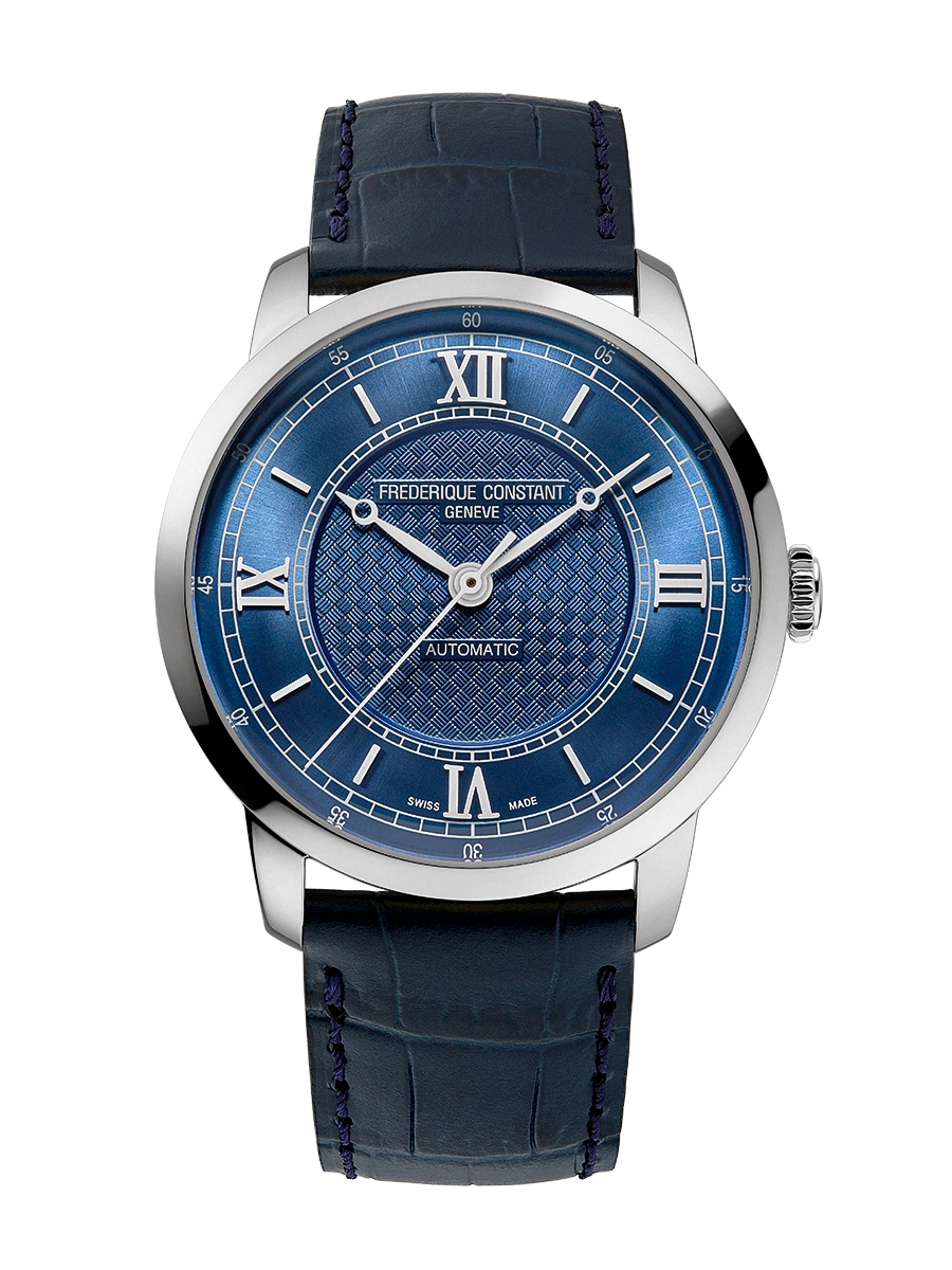 Frederique Constant Orologio Uomo Automatico Premiere | Acciaio | Quadrante Blu