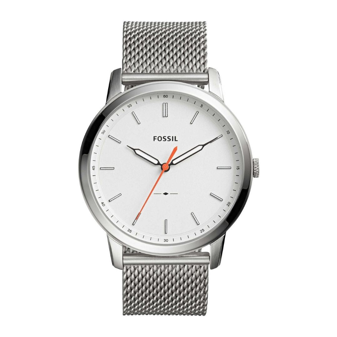 Fossil Orologio Uomo The Minimalist | Acciaio inox | Cinturino Maglia Mesh