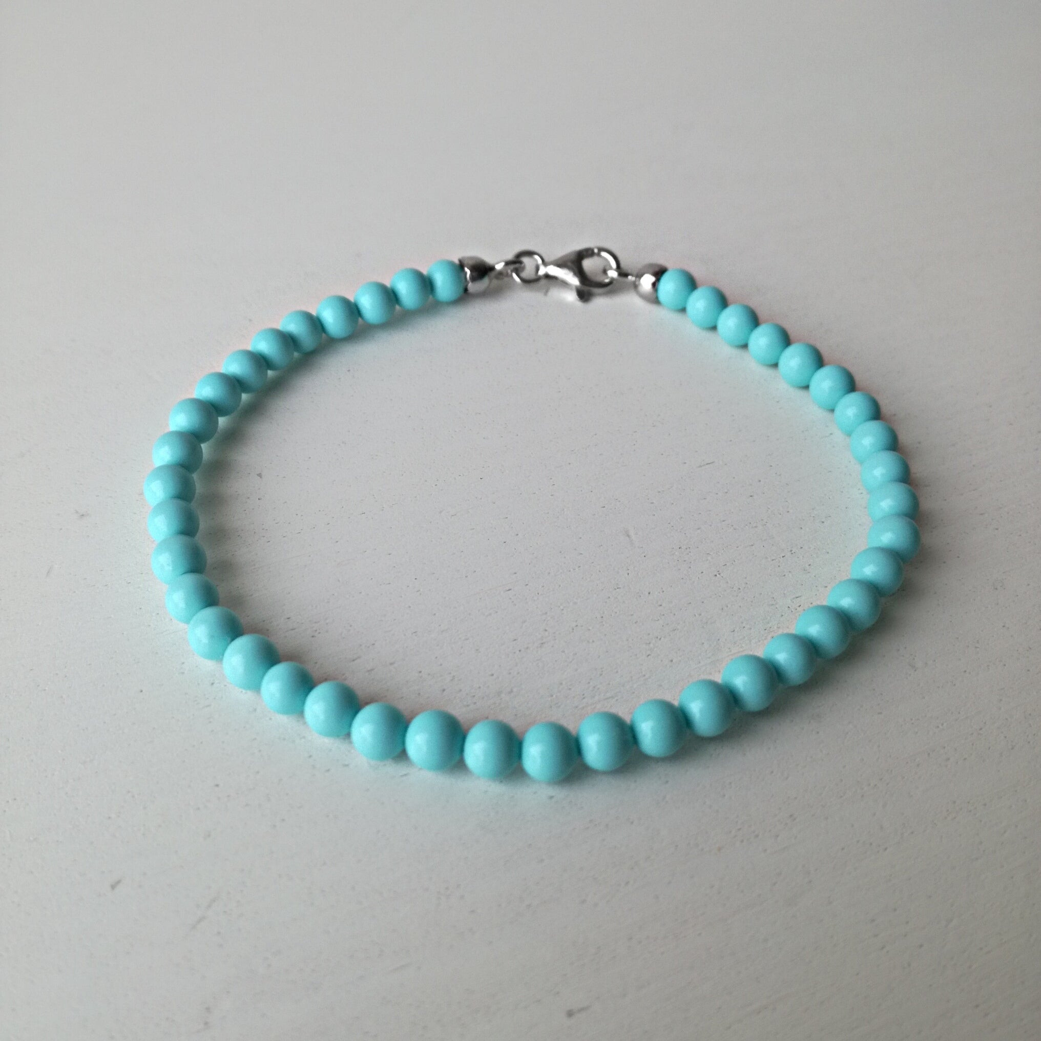 Le Fer Bracciale Donna Sfere Turchese | Argento 925 | Idea Regalo