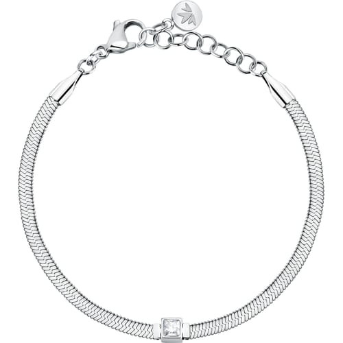 Morellato Bracciale Donna Gioia in Acciaio Silver con Cristallo Bianco