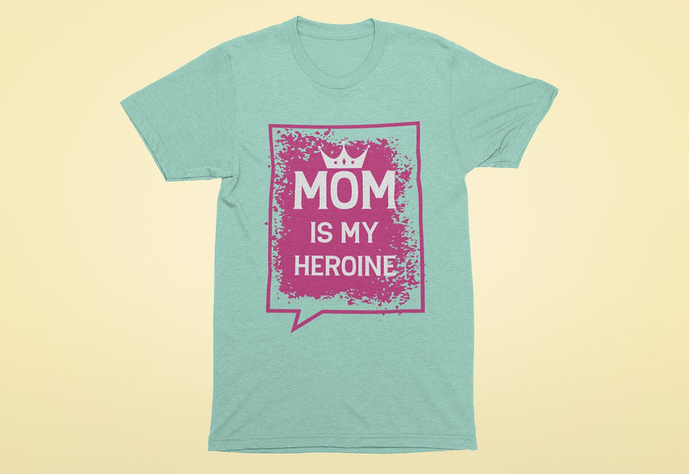 Thumbnail: Mom Is My Heroine – Mamas Boy, Boy Mama Shirt, Mom of Boys Gift, Best Mom Ts...