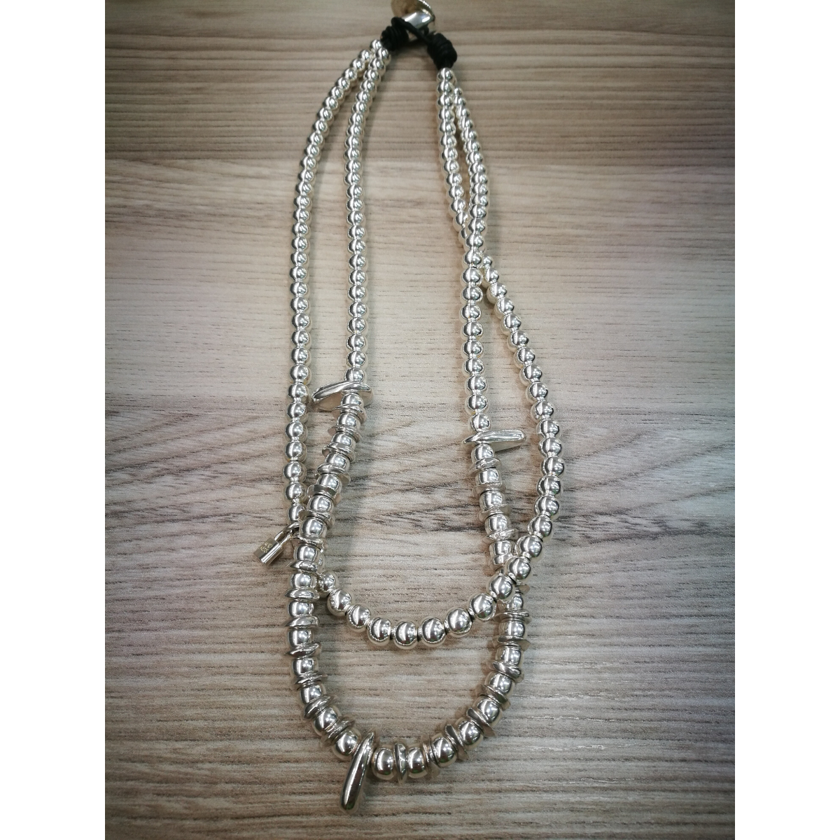 Madness Collana Donna Componibile | Pelle e Argento 925 | Modular Collection