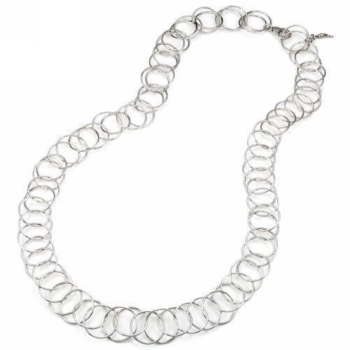 Giovanni Raspini Collana Montecarlo 90 cm | Argento 925 | Chiusura Moschettone