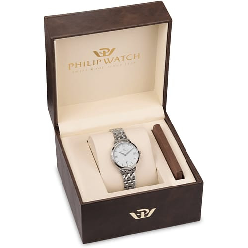Philip Watch Orologio Donna Audrey con Bracciale in Acciaio e Datario