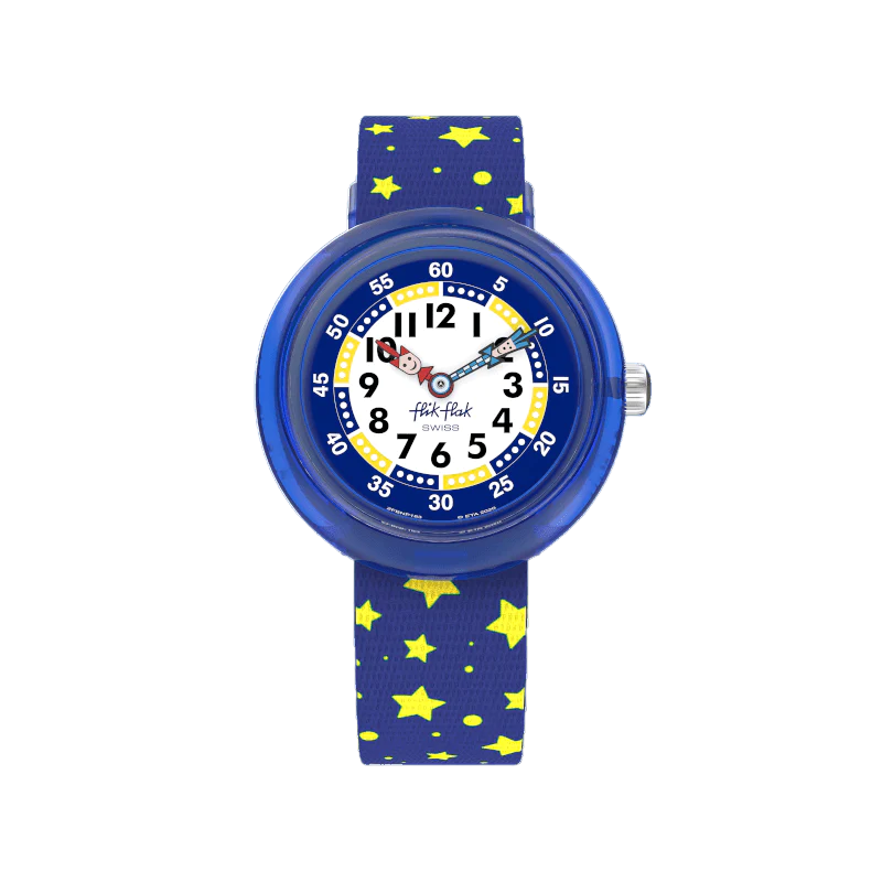 Flik Flak Orologio Bambino Design Stellato | Al quarzo | Impermeabile 30m