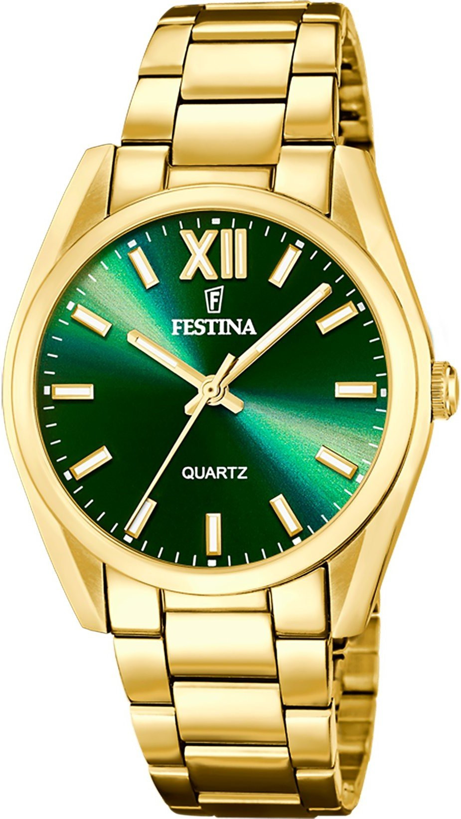 Festina Boyfriend Orologio Donna Verde Dorato