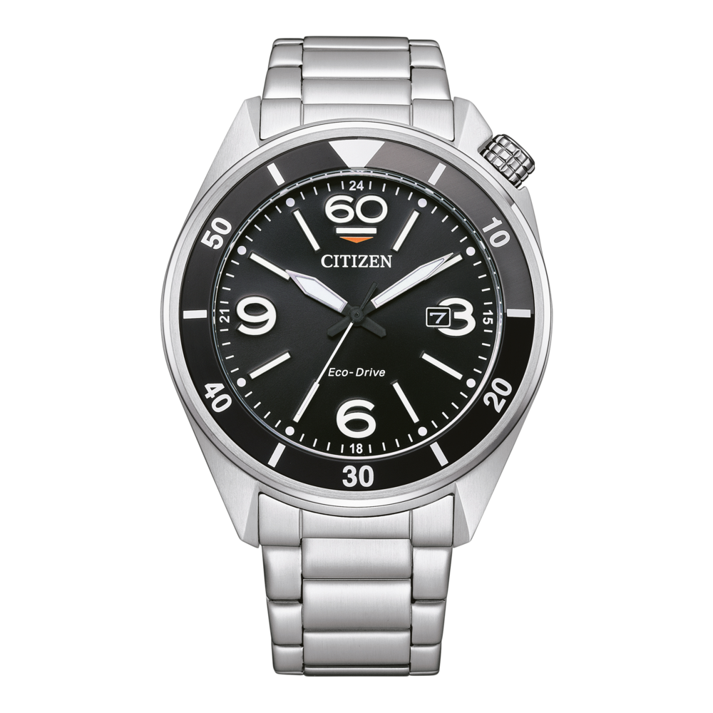 Citizen Orologio Uomo Eco-Drive Seaplane Nero AW1710-80E