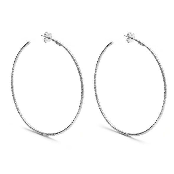 Giovanni Raspini Orecchini Donna Rock Easy Maxi | Argento 925 | Made in Italy