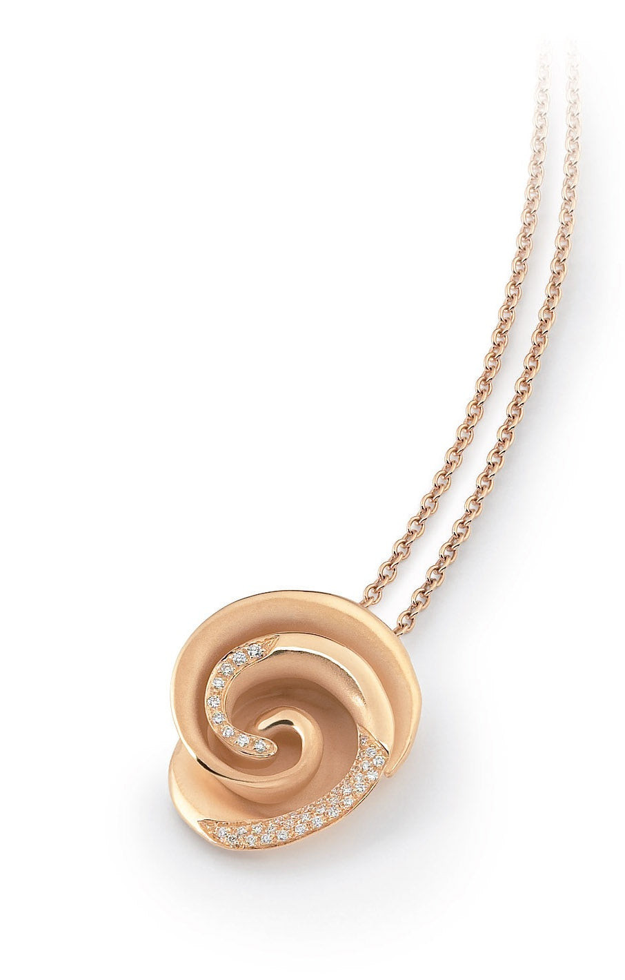 Annamaria Cammilli Collana Spirale Diamanti 0,25ct | Oro Giallo 18 kt | Hypnosis