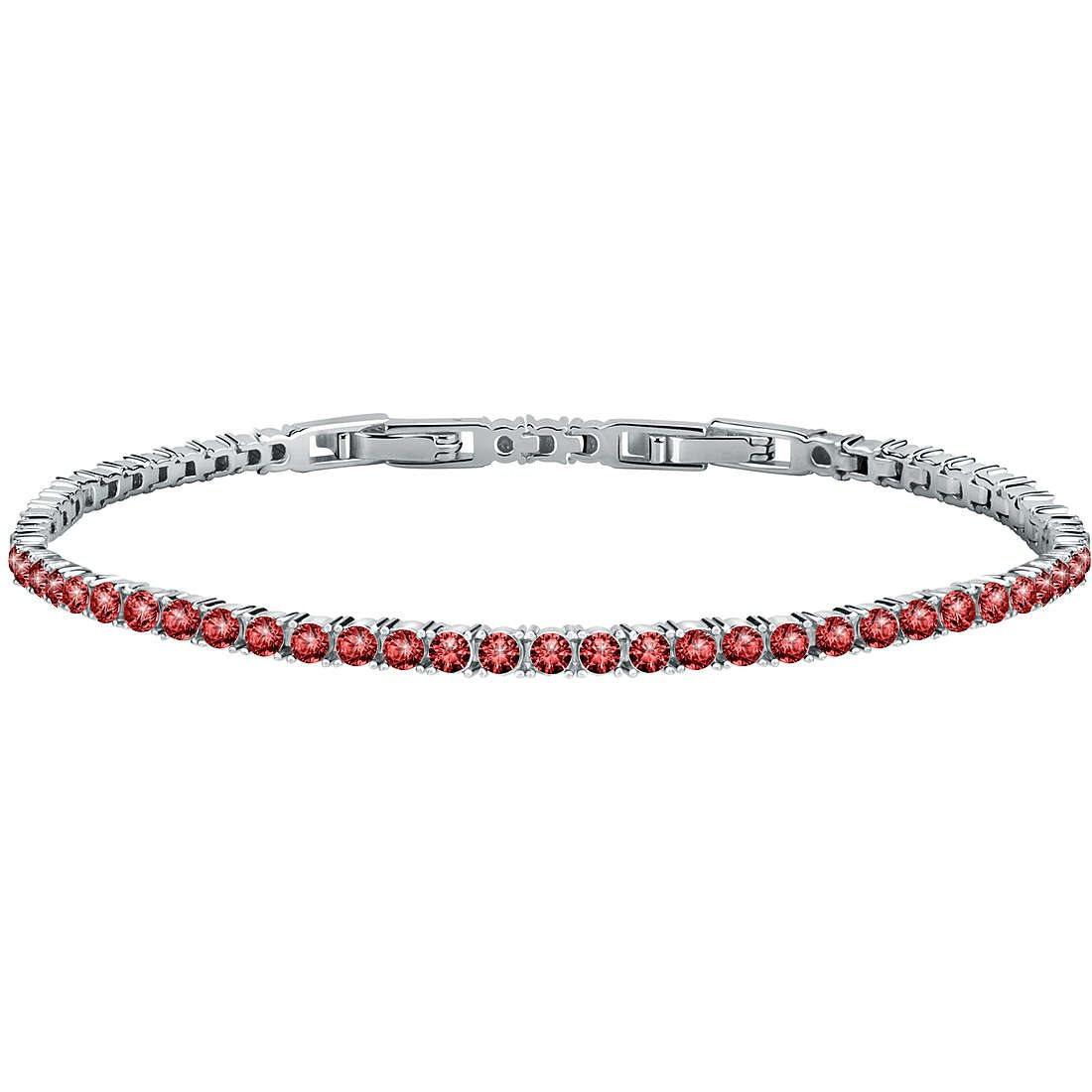 Morellato Bracciale Donna Tesori Argento Zirconi Rossi