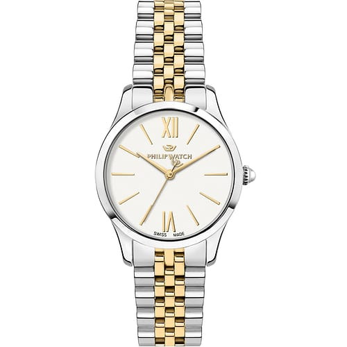 Philip Watch Orologio Donna Grace Bicolore con Quadrante Chiaro e Bracciale in