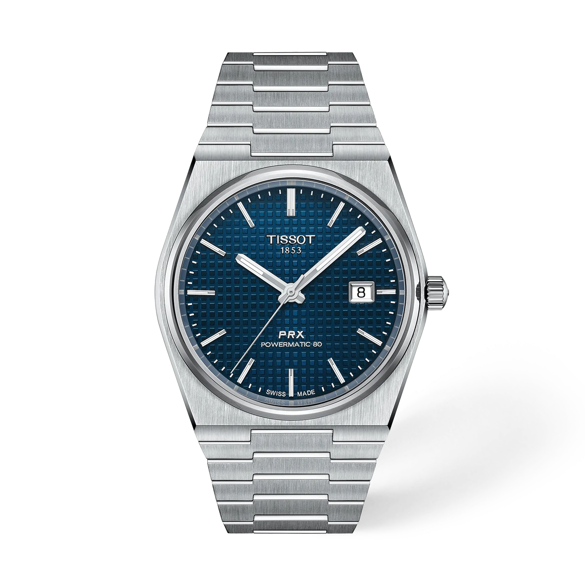 Tissot PRX Powermatic 80 40 mm con Quadrante Blu