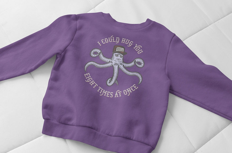 Miniatura: Funny Valentine’s Day Shirt, Octopus Sweater, Valentine Sweatshirt, Love Shi...