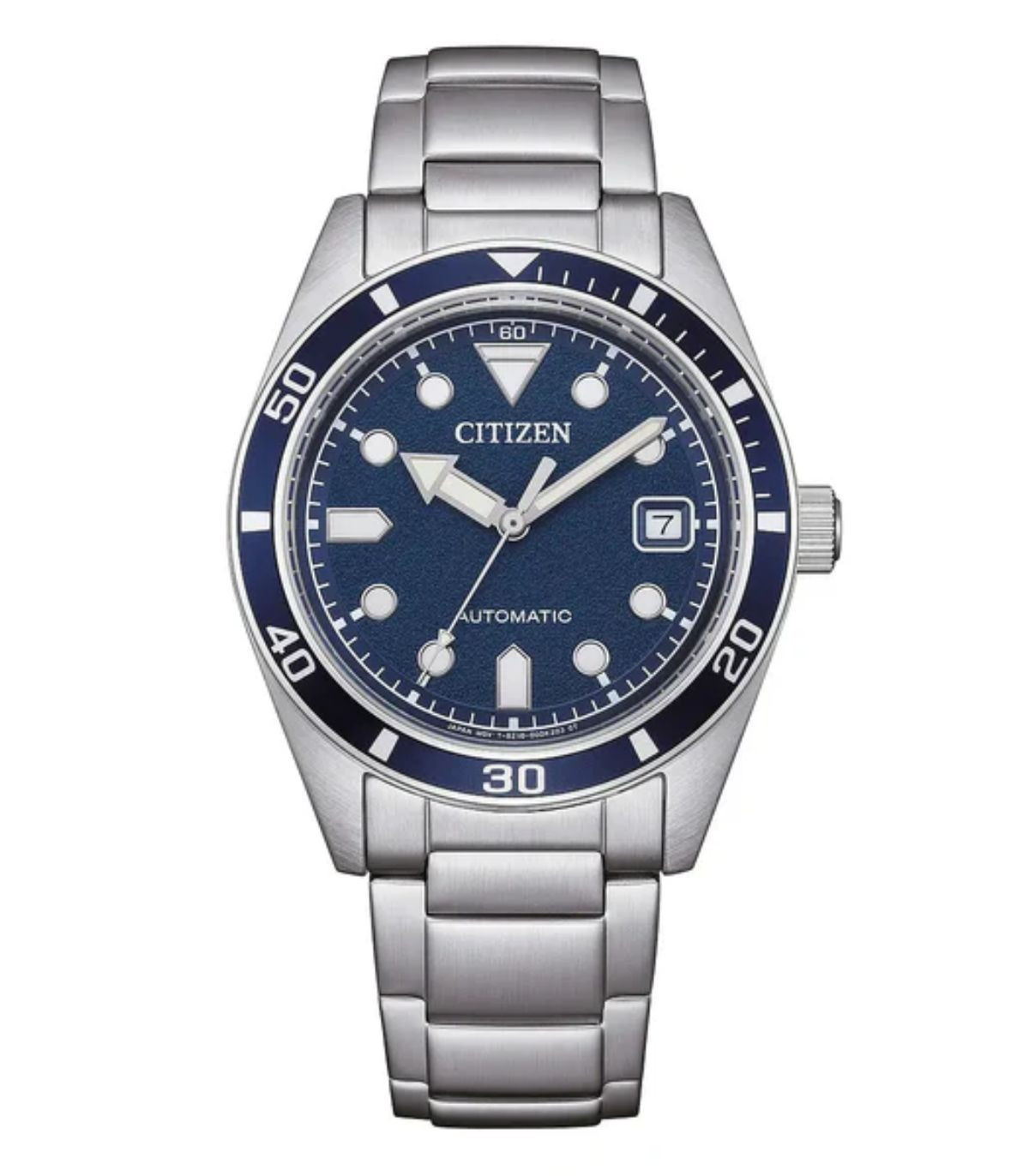 Citizen Automatico Uomo NJ0228-51L Acciaio Quadrante Blu 38,5 mm