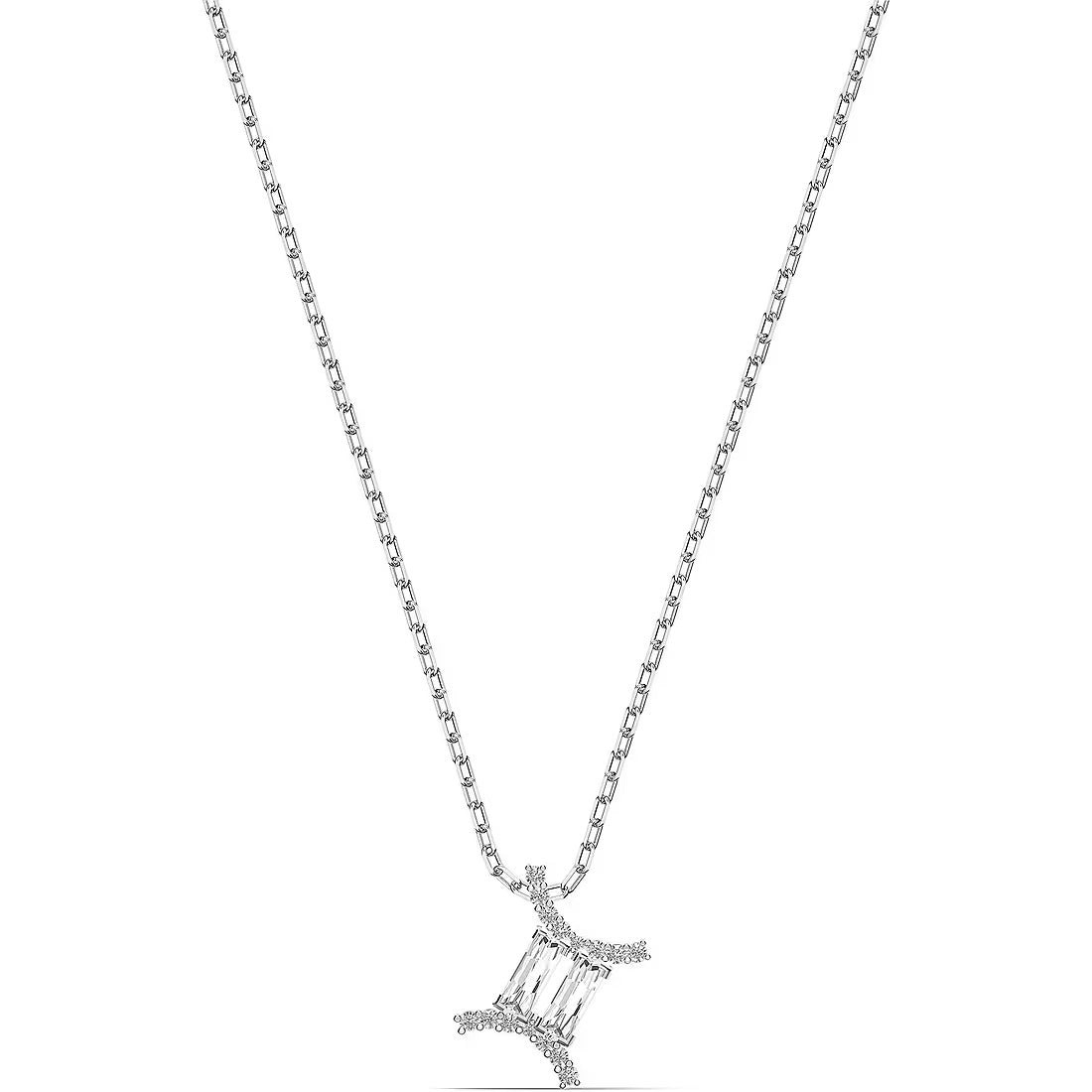 Swarovski Collana Donna Segno Gemelli | Lega Anallergica | Cristalli Swarovski