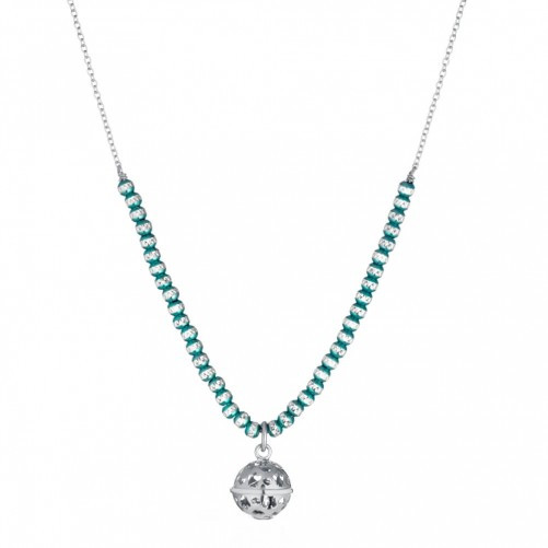 Roberto Giannotti Collana Donna Chiama Angeli | Argento 925 | Sfere turchesi