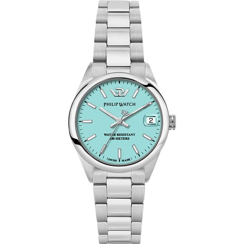 Philip Watch Orologio Donna Caribe Urban con Quadrante Turchese e Bracciale in