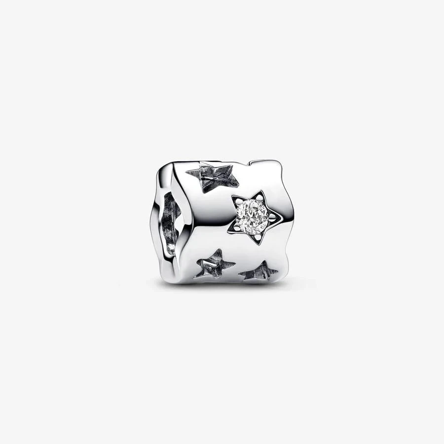 Pandora Charm Stelle Asimmetriche in Argento