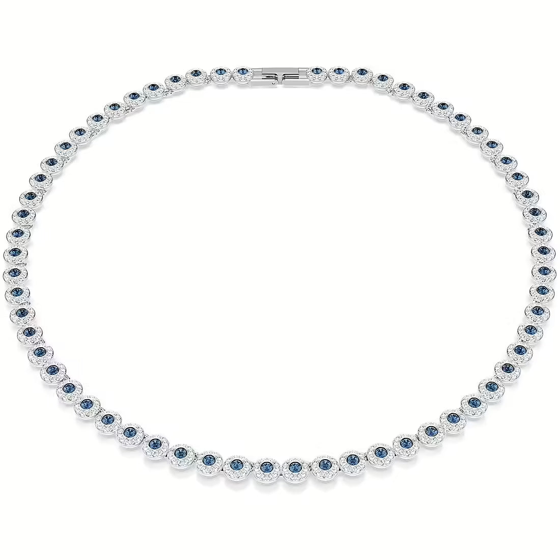 Collana Swarovski Una Angelic con cristalli blu e pavé trasparente