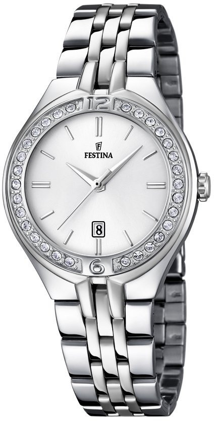 Festina Orologio Mademoiselle Argento in Acciaio da Donna