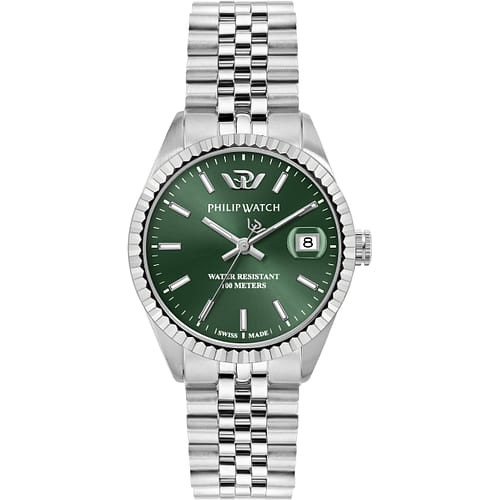 Philip Watch Orologio Donna Caribe Urban con Quadrante Verde e Bracciale in