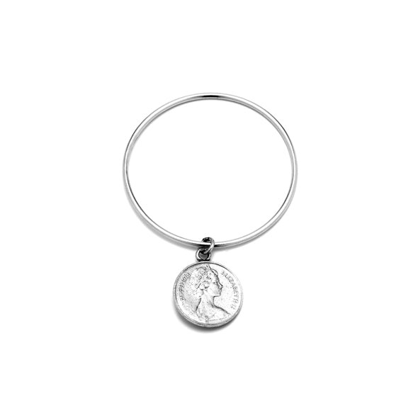Giovanni Raspini Bracciale Donna Pendente Moneta | Argento 925 | Made in Italy