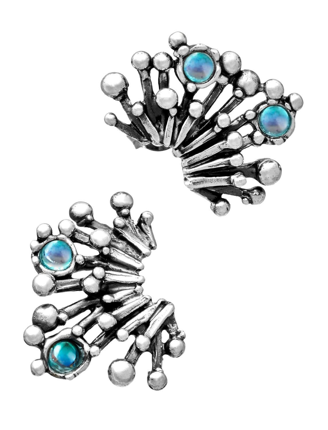 Giovanni Raspini | Orecchini | Fireworks | Argento 925 | Quarzo mistico