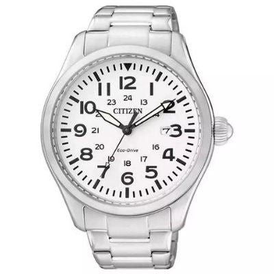 Citizen Orologio Uomo Eco Drive luce infinita | Acciaio inox | 100m impermeabile