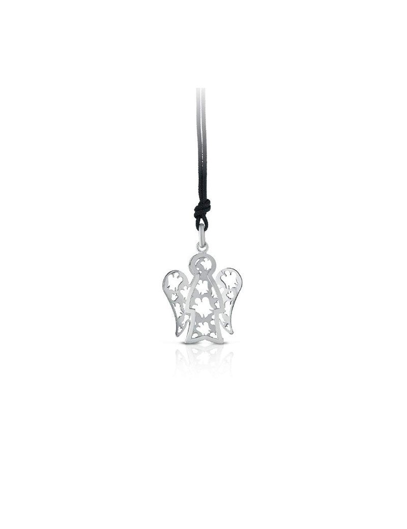 Roberto Giannotti Ciondolo Donna Angelo Traforato | Oro Bianco 9kt | Stile Unico