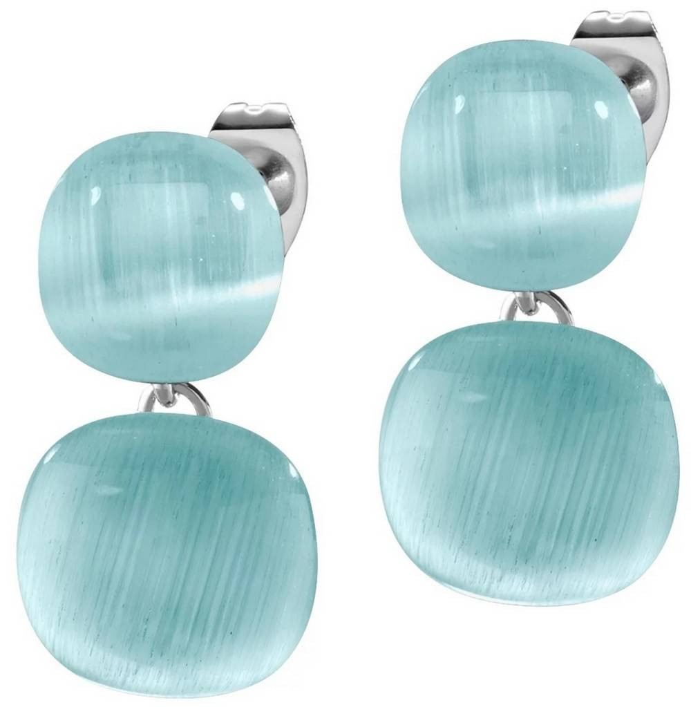 Orecchini Morellato Gemma Donna in Argento Sterling con Cristalli Azzurri