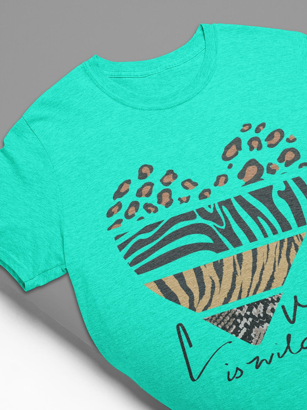 Miniatura: Love Is Wild Tshirt – Animal Shirt, Safari Shirt, Nature Lover Shirt, Wild A...