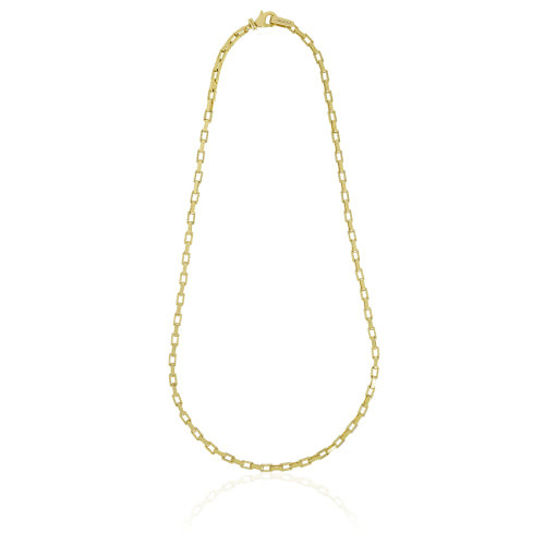 UNOAERRE Collana Uomo Catena Forzatina Dorata | Metallo Dorato | 55 cm