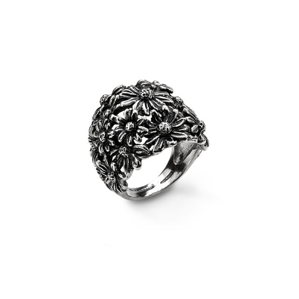 Giovanni Raspini Anello Donna Cupola Margherite | Argento 925 | Made in Italy