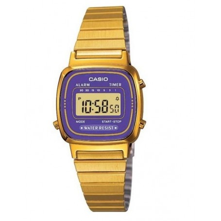 Casio Orologio Uomo Vintage Dorato | Cassa Resina | Cinturino Acciaio Inox