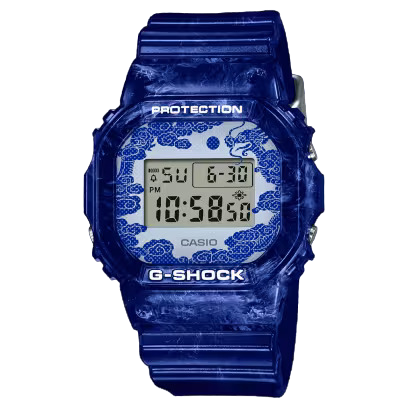 Casio Orologio Uomo G-Shock DW-5600BWP-2ER | Resina | Elettroluminescente