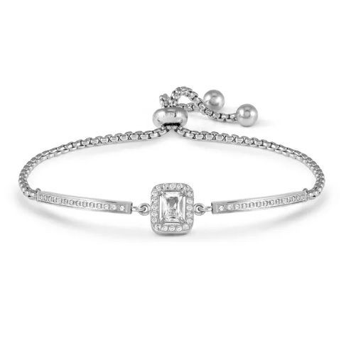 Bracciale Nomination Royaldream con pavé di cristalli rettangolare