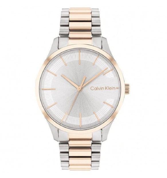 Calvin Klein Orologio Donna Solo Tempo Iconic Bracelet | Acciaio Inox | Oro Rosa