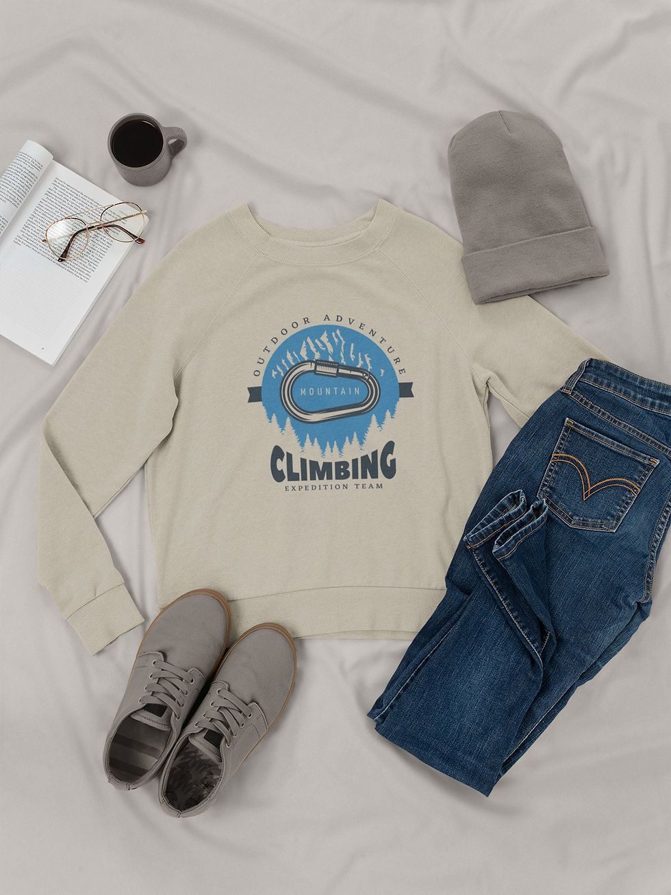 Miniatura: Climbing Team Sweater – Extreme Sports Shirt, Hikers Team Campers, US Nation...