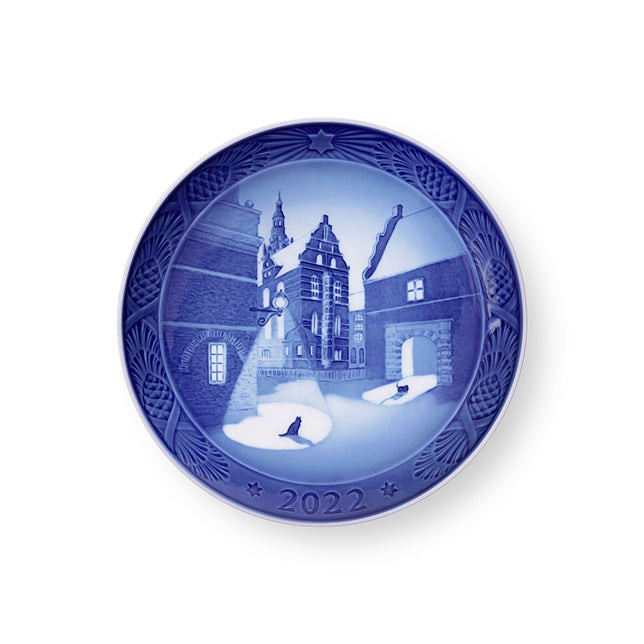 Royal Copenhagen Piatto Natale Castello di Frederiksborg 2022