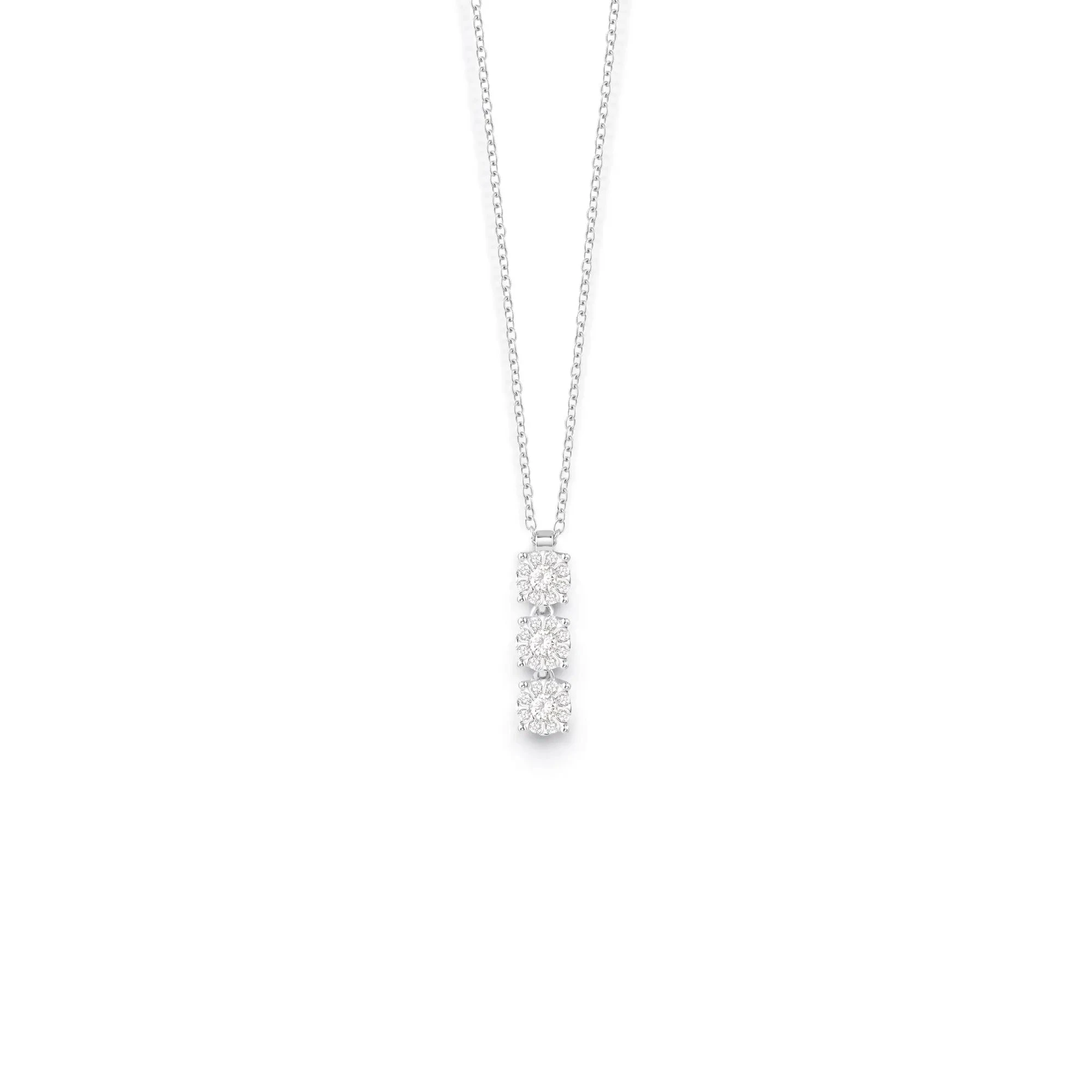 Salvini Collana Donna Trilogy Diamanti 0,20 Ct | Oro Bianco | 42 cm
