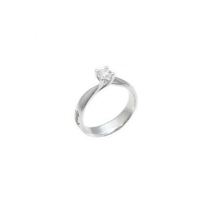 Recarlo Anello Solitario Diamante 0,30 Ct|Oro Bianco 18 kt|Collezione Florence