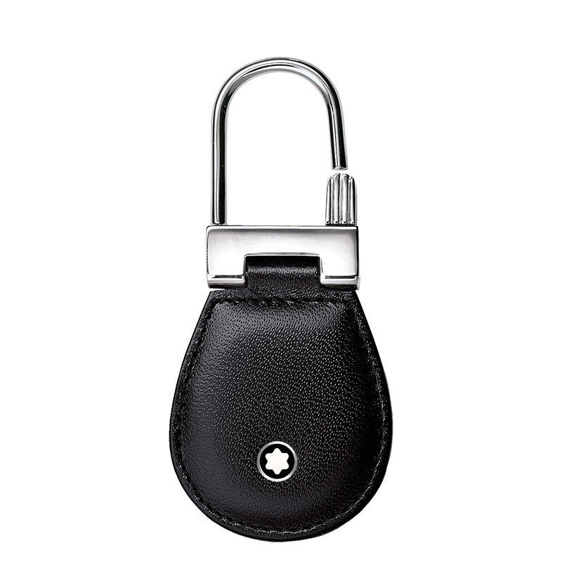 Montblanc | Portachiavi Uomo | Forma a goccia | Pelle nera | Meisterstück
