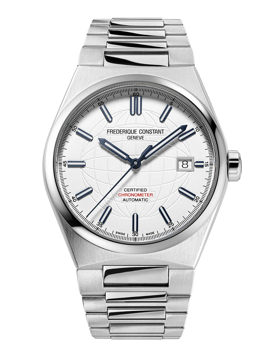 Frederique Constant Orologio Uomo Automatico COSC | Acciaio Inox | 39 mm