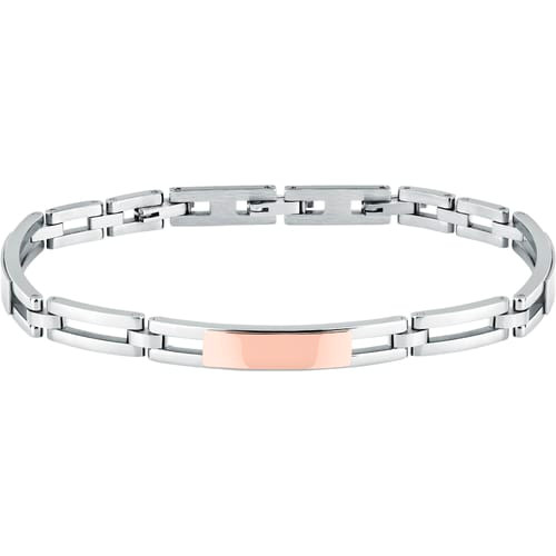 Bracciale Morellato Motown in acciaio silver e rose-gold
