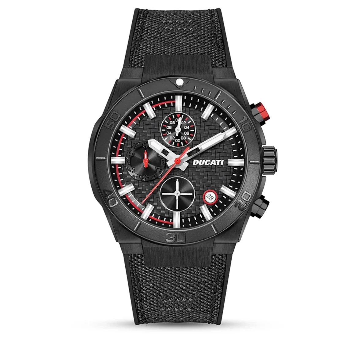 Ducati Corse Crono Orologio Uomo Rosso e Nero