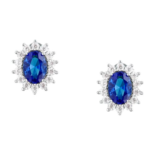 Orecchini Morellato Duchessa con zirconi blu