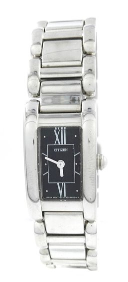 Citizen Orologio Donna Quarzo | Acciaio | Quadrante Nero Rettangolare